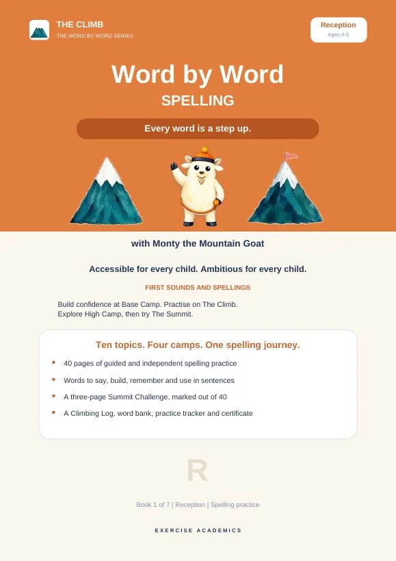 Word by Word: Reception Spelling